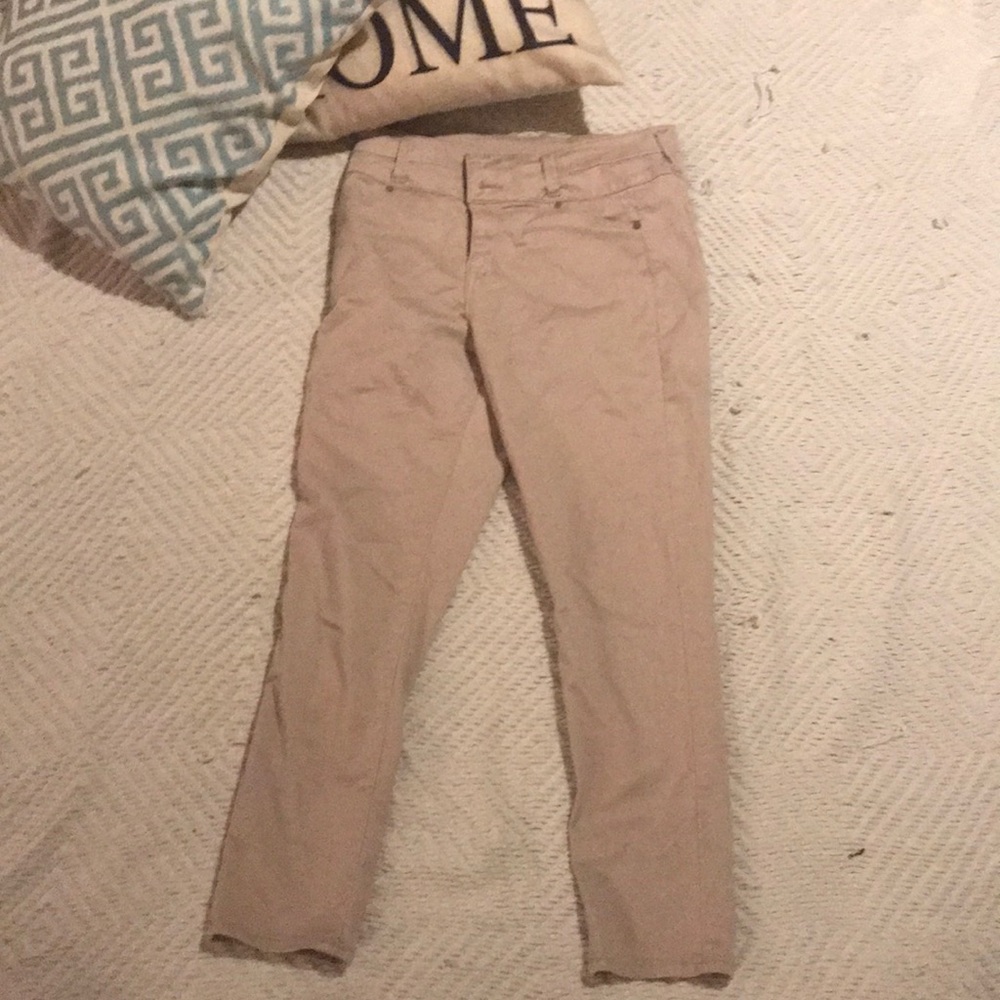 Pastel pink pants